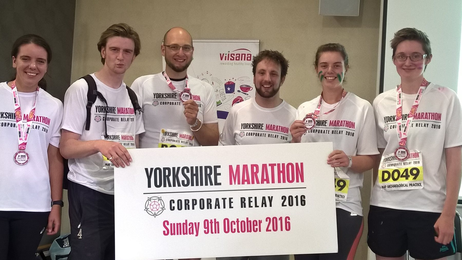 MAP Yorkshire Marathon relay team